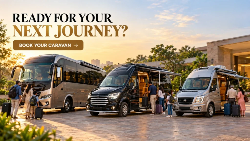 caravan for family trip Hyderabad